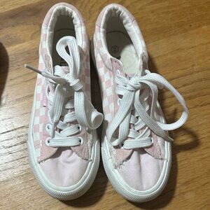 Mudd Pink and White Kids Sneakers